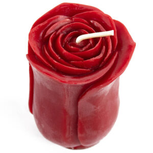 BEESWAX ROSE CANDLE PETITE