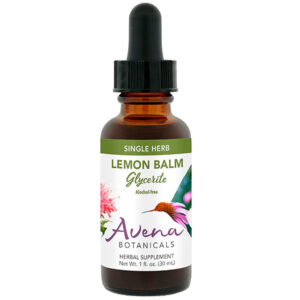 Lemon Balm Glycerite Avena Botanicals 1