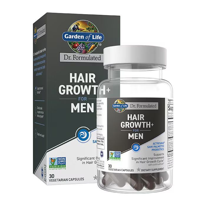 Mens Hair Growth capsules Garden of Life