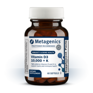 Metagenics D3 10000 K 2026 label