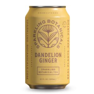 Dandelion Ginger Sparkling Tea can